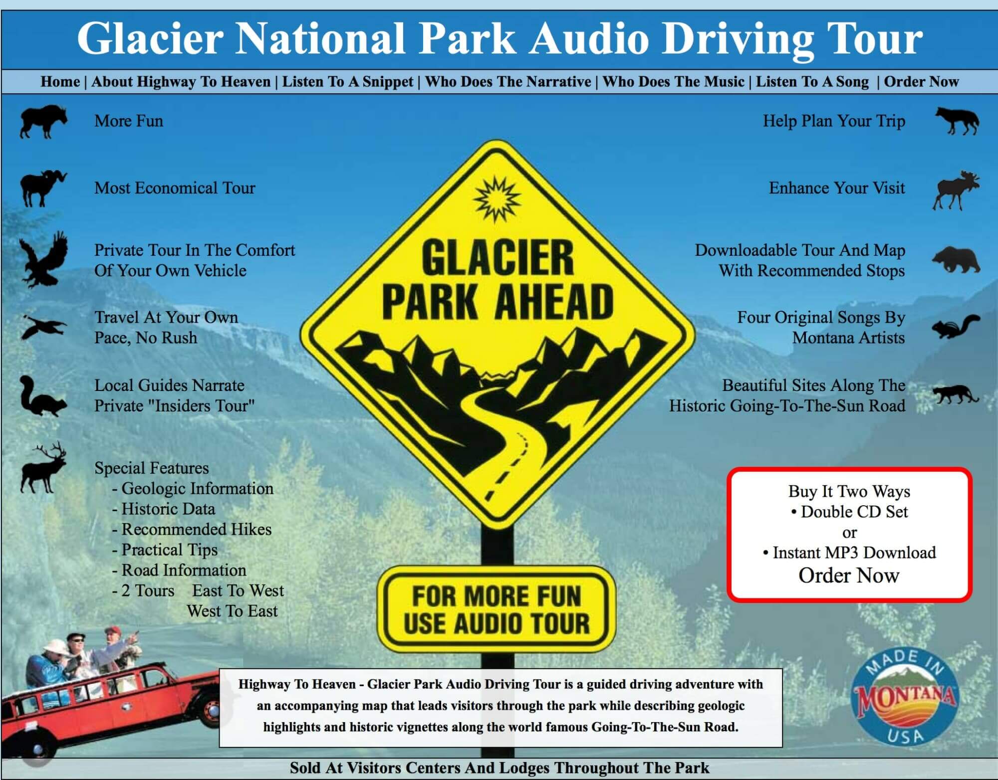 Glacier Park Audio Tour